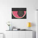 Watermelon Moon Charley Harper Unframed Giclee on Matte Stretched Canvas-33