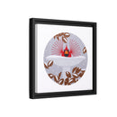 B-r-r-r-r-rdbath Charley Harper Framed Giclee Print on Stretched Canvas-64