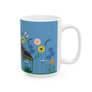 Charley Harper Wild Summer Eastern Tiger Swallowtail Butterfly Ceramic Mug 15 oz-4