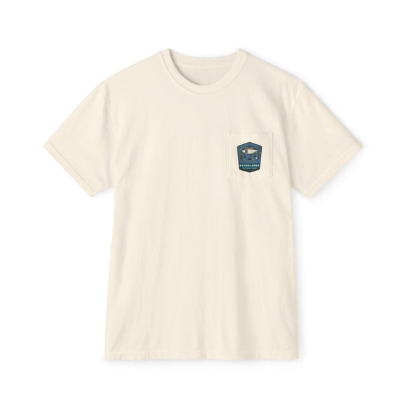 Everglades badge 2 Unisex Garment-Dyed Pocket T-Shirt