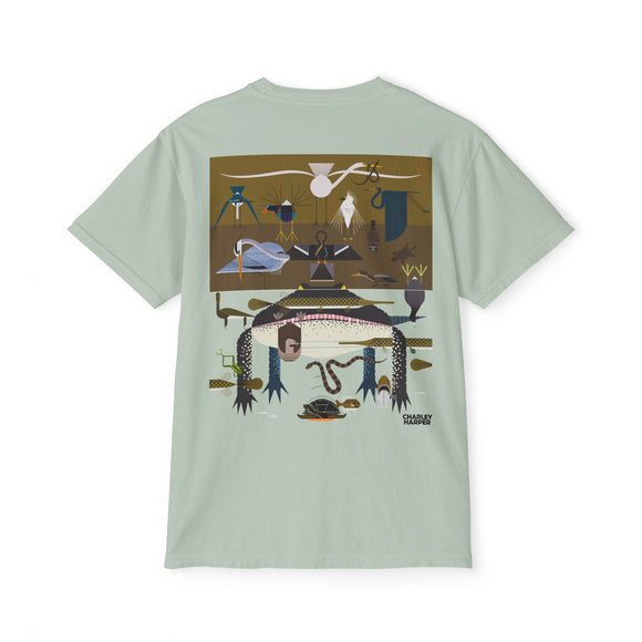 Everglades badge 2 Unisex Garment-Dyed Pocket T-Shirt