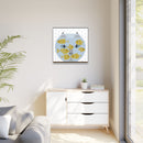 Fishful Thinking Edie Harper Framed Giclee Print on Stretched Canvas-117