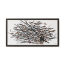 His Eyes Are On The Sparrow Charley Harper Framed Giclee Print Stretched on Canvas-11