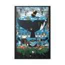 Glacier Bay Charley Harper Framed Giclee Print Stretched On Canvas-5