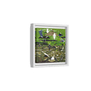 Charley Harper Florida Everglades Wall Art – Mid-Century Modern Geometric Bird Canvas with Minimal Wildlife Accents-86