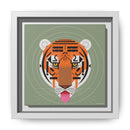 Cool Carnivore Charley Harper Giclee Framed Stretched On Canvas Print-12