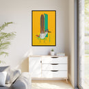 Tall Tail Charley Harper  Framed Giclee Canvas Wrapped Wall Mural Southwest Mid-Century Modern Art-34