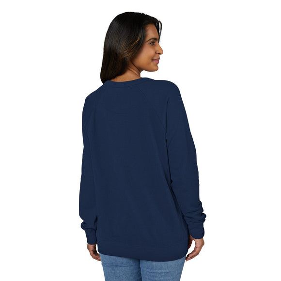 Edie Harper Cat Carson Western Scout Raglan Crewneck Sweatshirt