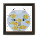 Fishful Thinking Edie Harper Framed Giclee Print on Stretched Canvas-11