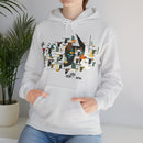 Charley Harper Mystery Of The Missing Migrants Unisex Heavy Blend™ Hooded Sweatshirt-24