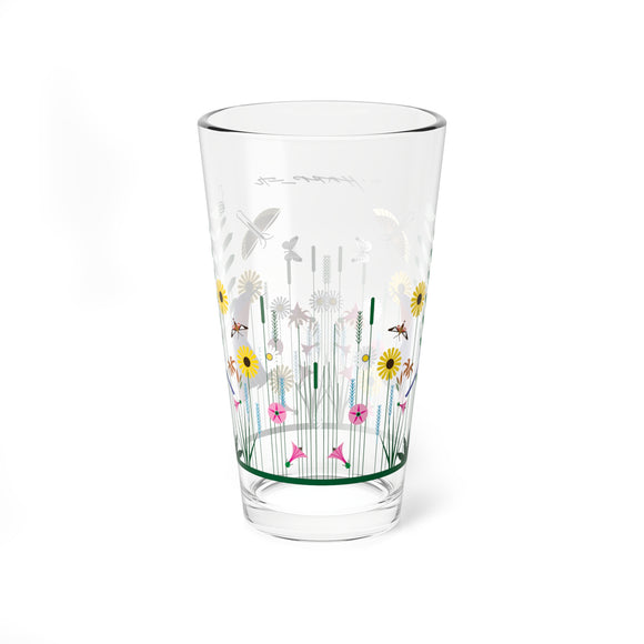 Wild Summer III Charley Harper Pint Glass, 16oz