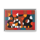Edie Harper Crazy Cat Crazy Quilt Framed Giclee On Stretched Canvas Print-9