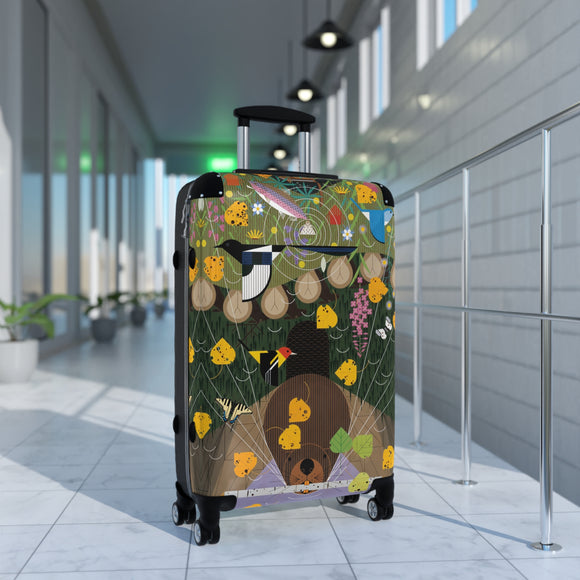 Charley Harper Rocky Mountain National Park Luggage