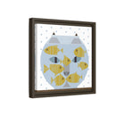 Fishful Thinking Edie Harper Framed Giclee Print on Stretched Canvas-74
