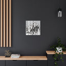 Bear in the Birches Charley Harper Giclee on Stretched Canvas-8