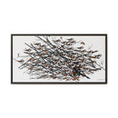 His Eyes Are On The Sparrow Charley Harper Framed Giclee Print Stretched on Canvas-4