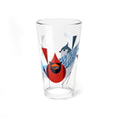 Bird Feeders Charley Harper Pint Glass, 16oz-1