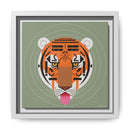 Cool Carnivore Charley Harper Giclee Framed Stretched On Canvas Print-33