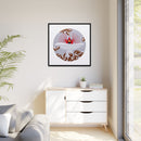 B-r-r-r-r-rdbath Charley Harper Framed Giclee Print on Stretched Canvas-86
