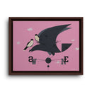 Eastern Kingbird Charley Harper Giclee on Matte Stretched Canvas-20