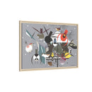 Winter Charley Harper Framed Giclee Print Stretched On Canvas-53