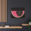 Watermelon Moon Charley Harper Framed Giclee Print on Matte Canvas-43
