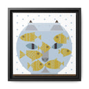 Fishful Thinking Edie Harper Framed Giclee Print on Stretched Canvas-12