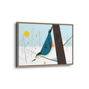 White-Breasted Nuthatch Charley Harper Giclee on Matte Stretched Canvas-89