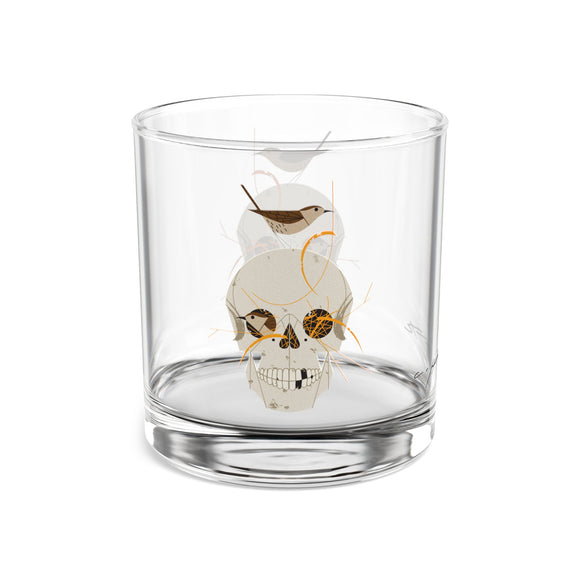Wrented Charley Harper Rocks Glass, 10oz