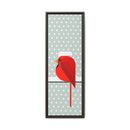 Cool Cardinal Charley Harper Framed Giclee Print Stretched On Canvas-5
