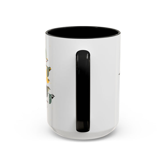 Mystery of the Missing Migrants Charley Harper Art Studio Classic Accent Mug 15oz