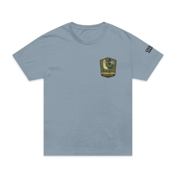 Everglades Solo Gator 1  Unisex Oversized Garment-Dyed T-Shirt