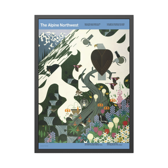 The Alpine Northwest Charley Harper for the NPS