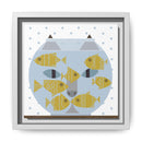 Fishful Thinking Edie Harper Framed Giclee Print on Stretched Canvas-24