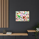 Charley Harper Florida Keys Framed Giclee On Canvas Wall Art-36