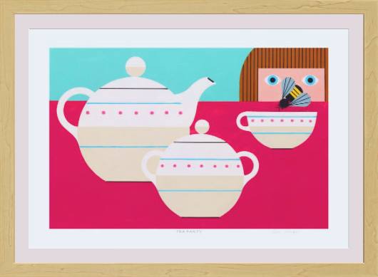 Tea Party Edie Harper Giclee Museum Quality Reproduction from Harper Original Archival Art
