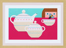 Tea Party Edie Harper Giclee Museum Quality Reproduction from Harper Original Archival Art-2