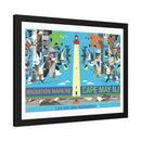Cape May (Migration Mainline) Charley Harper Framed Poster-4