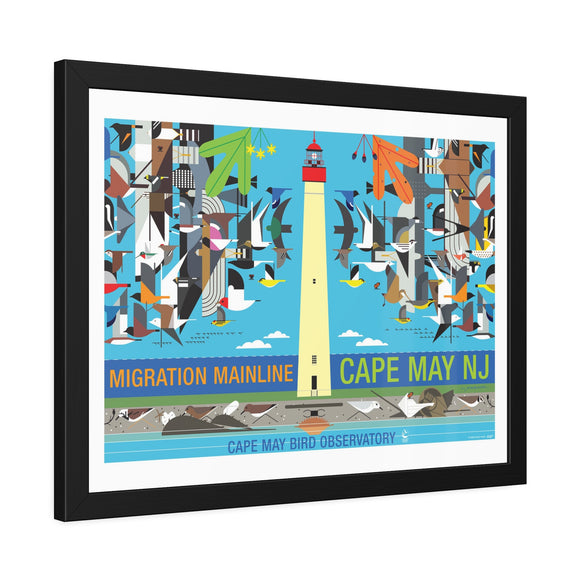 Cape May (Migration Mainline) Charley Harper Framed Poster