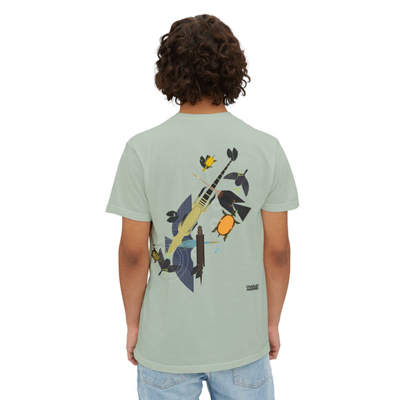 Everglades badge 3  Unisex Garment-Dyed Pocket T-Shirt