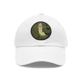 Charley Harper Florida Everglades Chino Twill Hat with Leather Style Patch (Round)