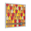 Octoberama Charley Harper Framed Giclee Print Stretched On Canvas-69