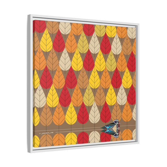Octoberama Charley Harper Framed Giclee Print Stretched On Canvas