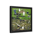 Charley Harper Florida Everglades Wall Art – Mid-Century Modern Geometric Bird Canvas with Minimal Wildlife Accents-53