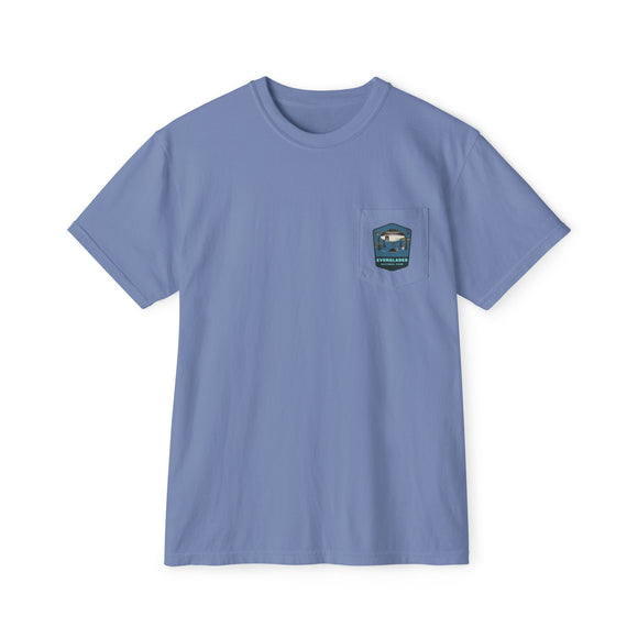 Everglades badge 2 Unisex Garment-Dyed Pocket T-Shirt