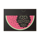 Watermelon Moon Charley Harper Framed Giclee Print on Matte Canvas-12