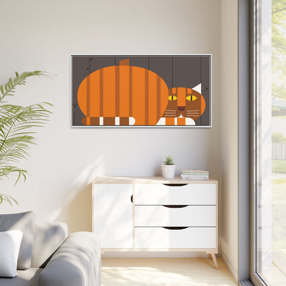 Peepkin Edie Harper Framed Giclee Print Stretched On Canvas