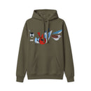 Birdfeeders Charley Harper Unisex Hammer Maxweight Hooded Sweatshirt-3