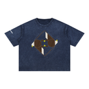 Eagles In Nuptial Flight Mineral Wash Boxy Cotton T-Shirt-11