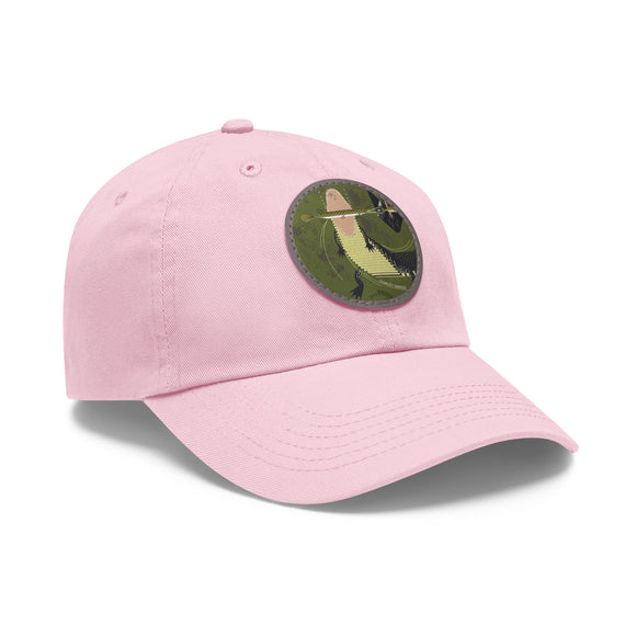 Charley Harper Florida Everglades Chino Twill Hat with Leather Style Patch (Round)